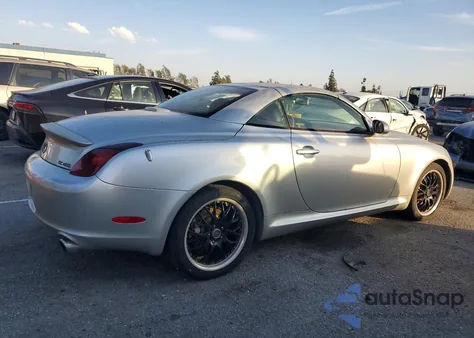 2002 Lexus Sc 430 z USA, uszkodzony, nr VIN JTHFN48Y220021799